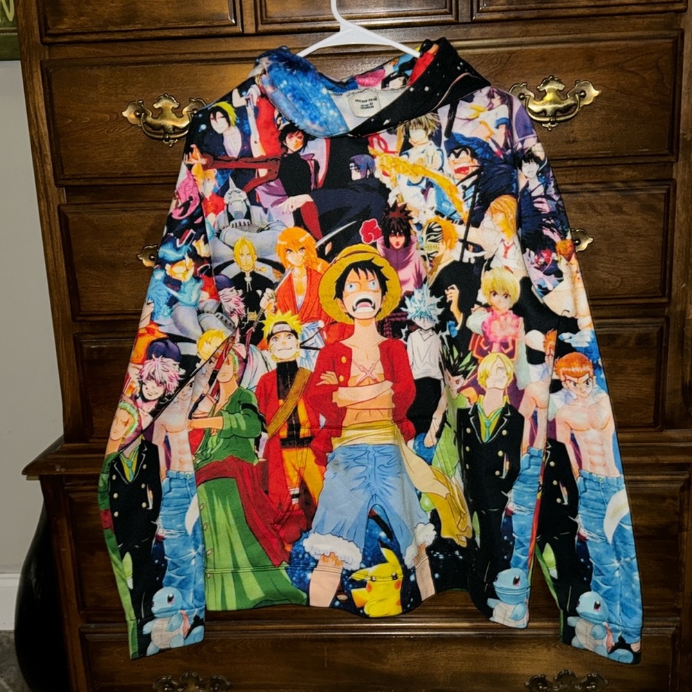 A portrait of Anime Pullover Hoodie by Zootop Bear